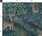 Blue Woodland Botanical Green Trees Deer Rabbit Fox Squirrel Flora Fauna Nature Wildlife Custom Printed Fabric by Spoonflower Various Fabrics by the Yard or Fat Quarter